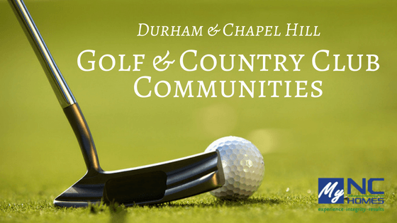 Durham & Chapel HIll golf course communities